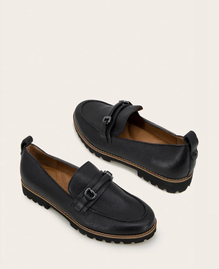 GENTLE SOULS - Eugene Leather Lug Bit Loafer>Kenneth Cole New