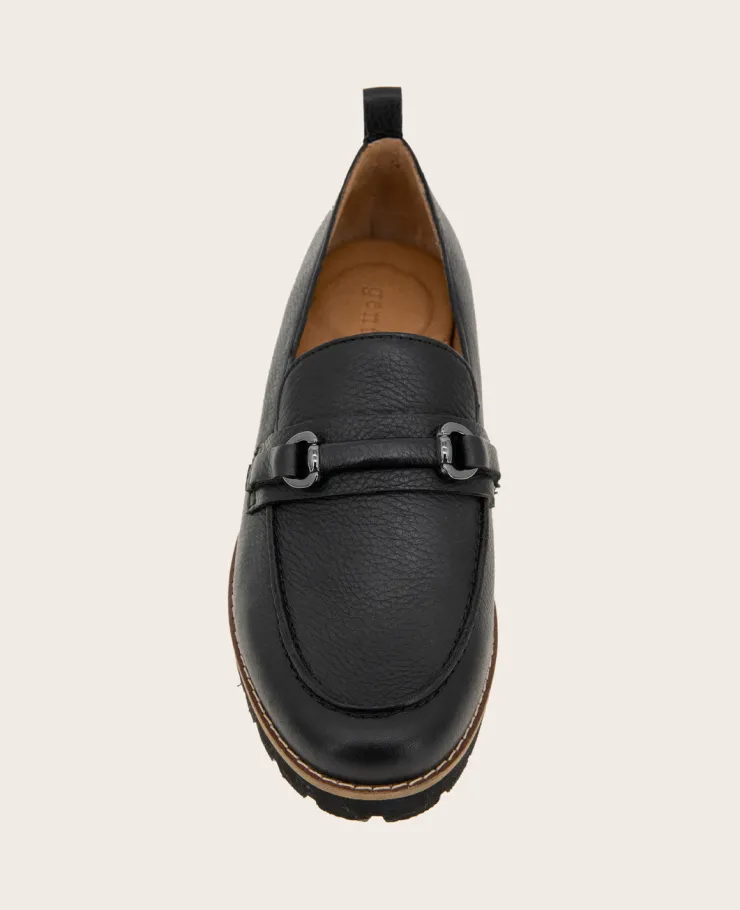GENTLE SOULS - Eugene Leather Lug Bit Loafer>Kenneth Cole New