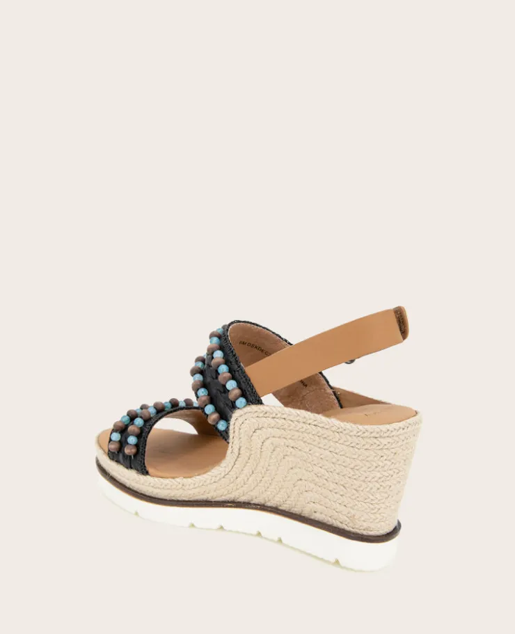 GENTLE SOULS - Evora 2 Leather Espadrille Wedge>Kenneth Cole Clearance