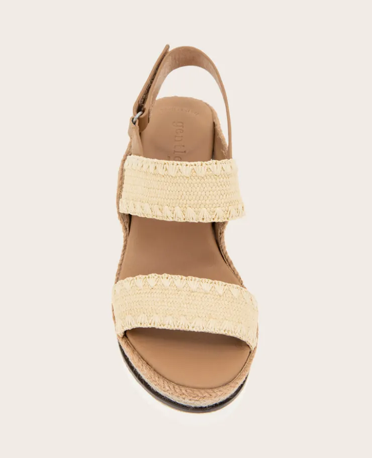 GENTLE SOULS - Evora Textile Espadrille Wedge>Kenneth Cole Outlet
