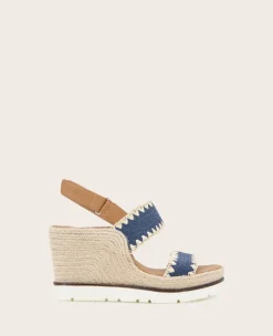 GENTLE SOULS - Evora Textile Espadrille Wedge>Kenneth Cole Clearance