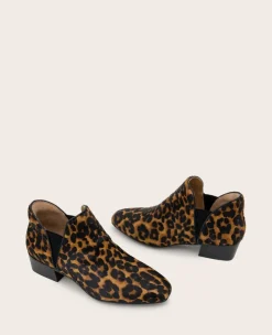 GENTLE SOULS - Fran Leopard Calf Hair Bootie><noscript><img width=
