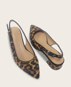 GENTLE SOULS - Georgia Calf Hair Slingback Heel><noscript><img width=