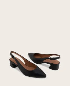 GENTLE SOULS - Georgia Leather Slingback Heel><noscript><img width=