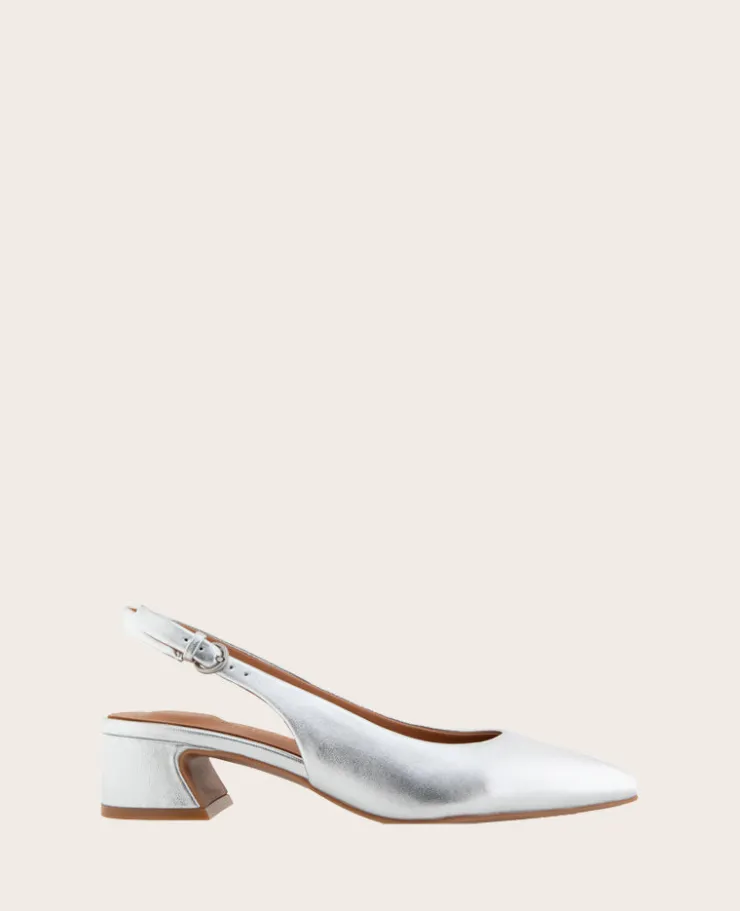 GENTLE SOULS - Georgia Metallic Slingback Heel>Kenneth Cole Discount