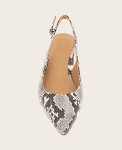 GENTLE SOULS - Georgia Snake Slingback Heel><noscript><img width=