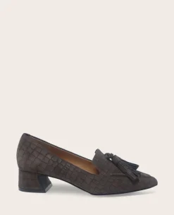 GENTLE SOULS - Glova Embossed Suede Tassel Heel>Kenneth Cole Sale