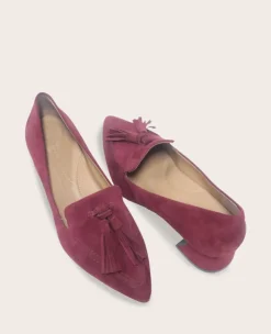 GENTLE SOULS - Glova Suede Tassel Heel><noscript><img width=