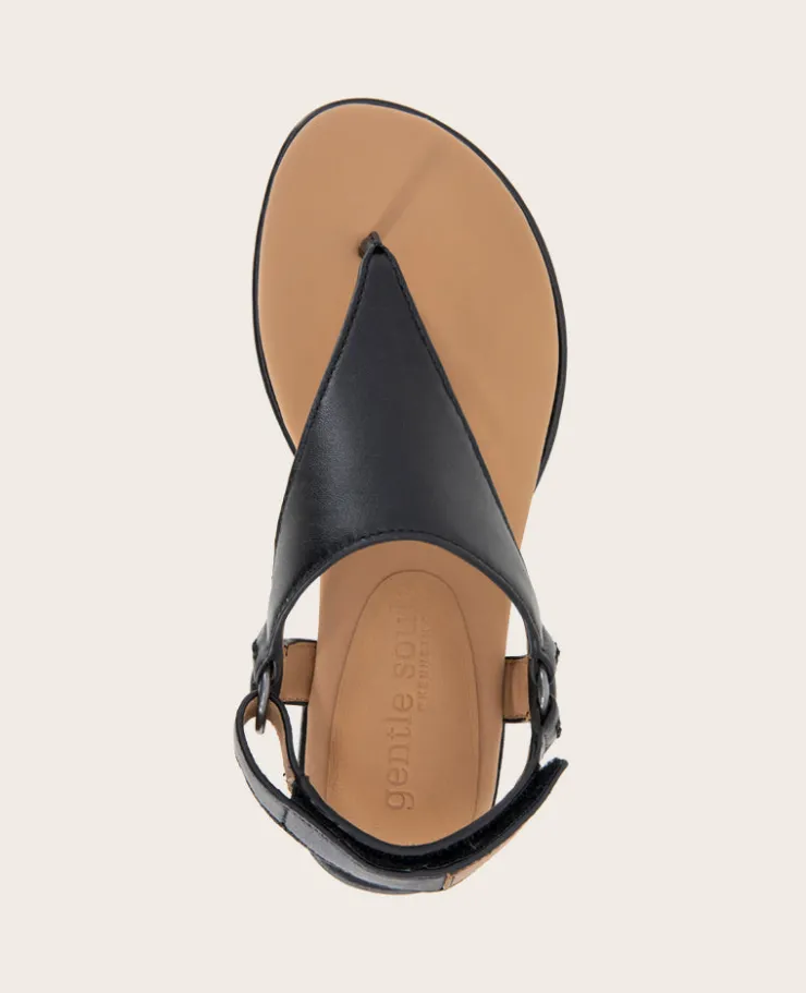 GENTLE SOULS - Holly Leather Ankle Strap Thong>Kenneth Cole Hot