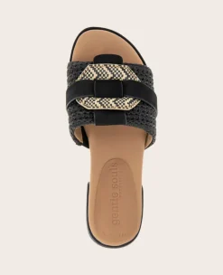 GENTLE SOULS - Hudson Raffia Slip On Sandal><noscript><img width=