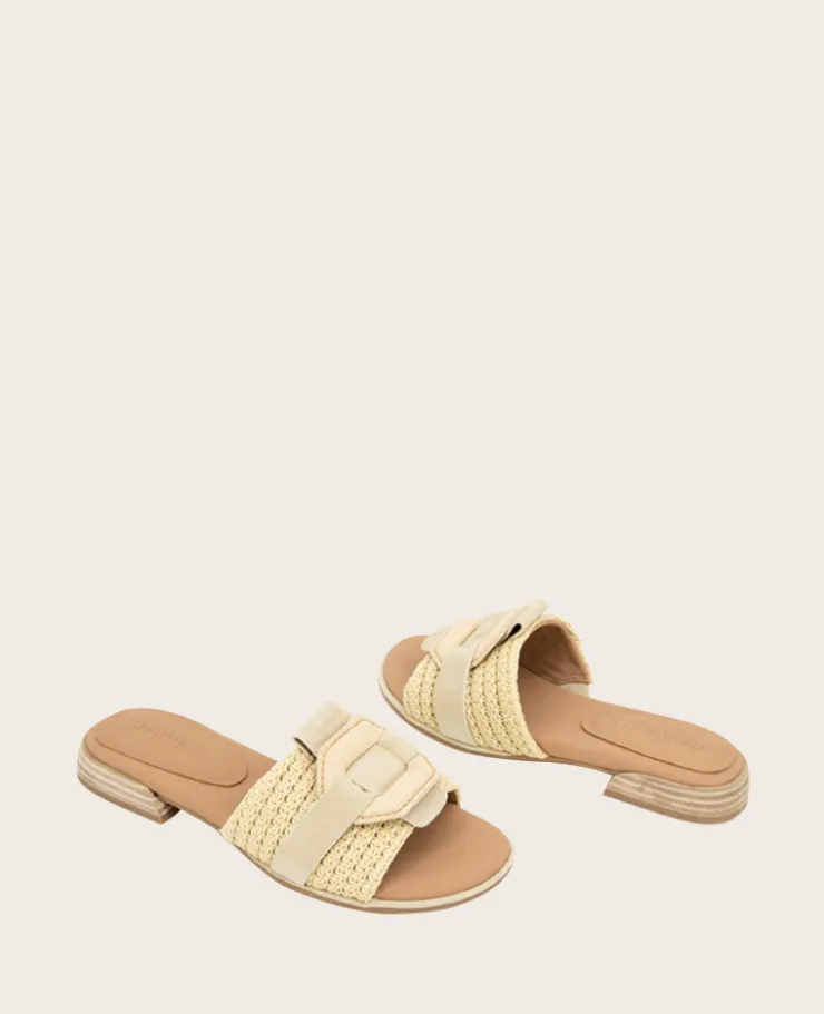 GENTLE SOULS - Hudson Raffia Slip On Sandal>Kenneth Cole Discount