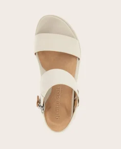 GENTLE SOULS - Jolisa Leather Woven Detail Wedge><noscript><img width=