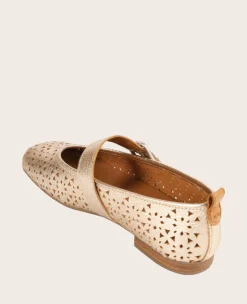 GENTLE SOULS - Karla Perforated Metallic Mary Jane><noscript><img width=