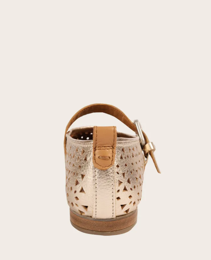 GENTLE SOULS - Karla Perforated Metallic Mary Jane>Kenneth Cole Online