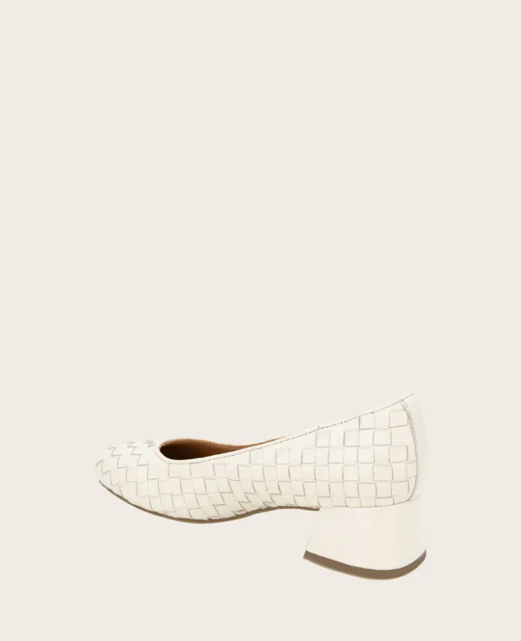 GENTLE SOULS - Lancine Leather Woven Heel>Kenneth Cole Outlet