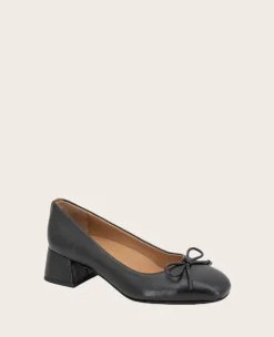 GENTLE SOULS - Lancine Leather Bow Heel><noscript><img width=