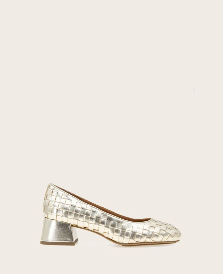 GENTLE SOULS - Lancine Metallic Woven Heel>Kenneth Cole New