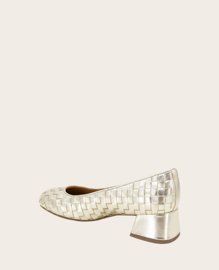 GENTLE SOULS - Lancine Metallic Woven Heel>Kenneth Cole New