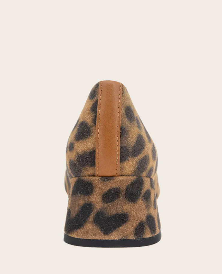 GENTLE SOULS - Lancine Suede Leopard Bow Heel>Kenneth Cole