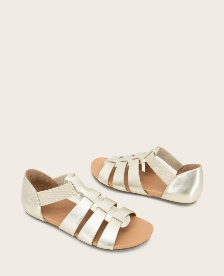 GENTLE SOULS - Lennon Metallic Fisherman Sandal>Kenneth Cole Online