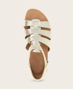 GENTLE SOULS - Lennon Metallic Fisherman Sandal><noscript><img width=