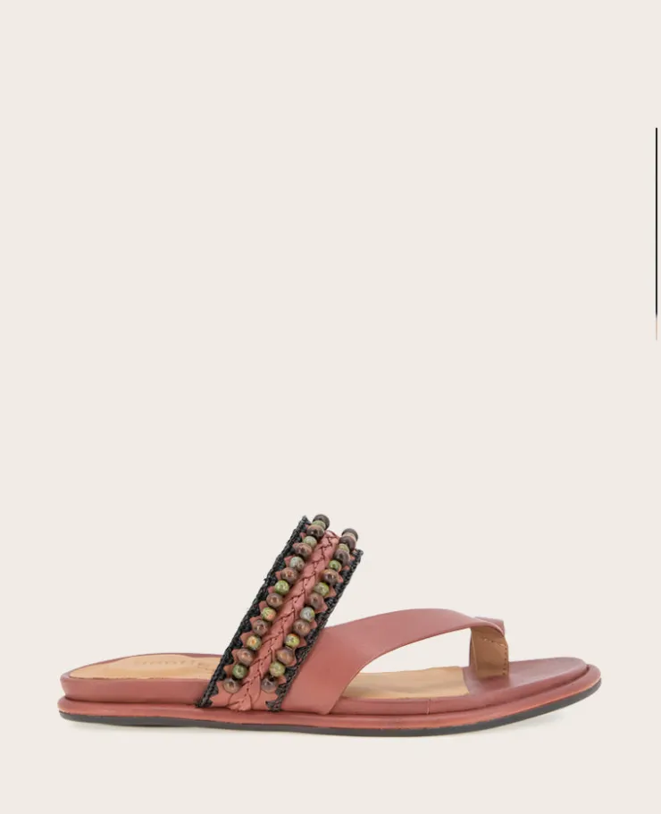 GENTLE SOULS - Lentini Leather Beaded Sandal>Kenneth Cole