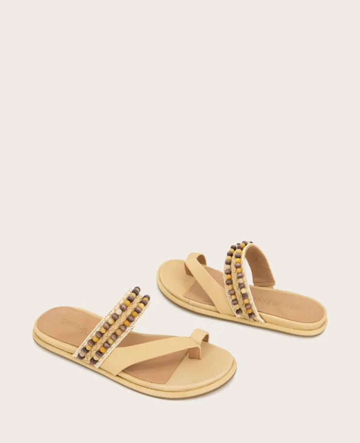 GENTLE SOULS - Lentini Leather Beaded Sandal>Kenneth Cole Sale