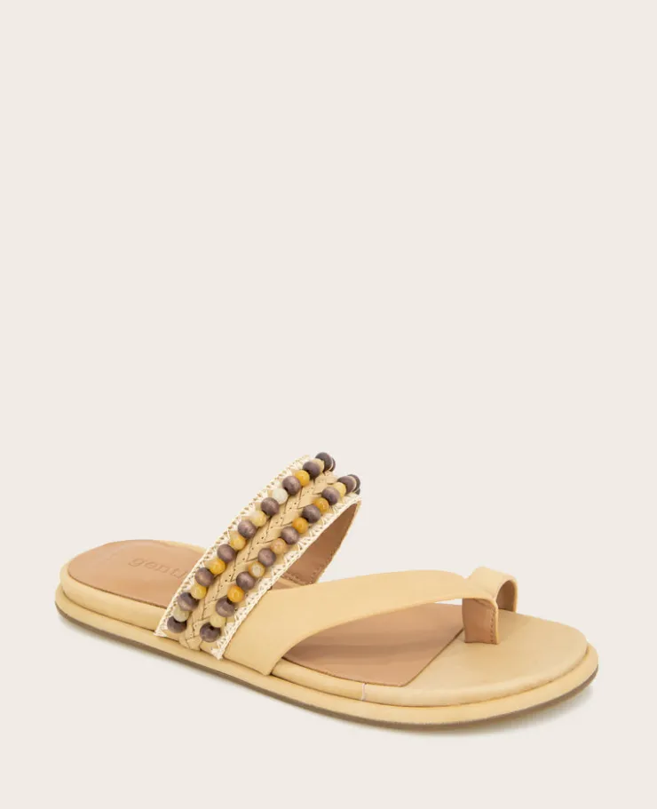 GENTLE SOULS - Lentini Leather Beaded Sandal>Kenneth Cole Sale