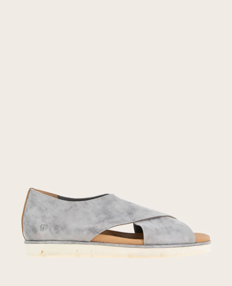 GENTLE SOULS - Leslie X Band Metallic Tread Sole Sandal>Kenneth Cole Outlet
