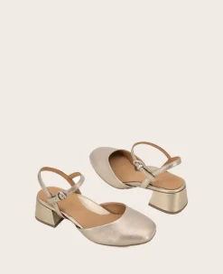GENTLE SOULS - Lucinda Metallic Closed Toe Strap Sandal><noscript><img width=