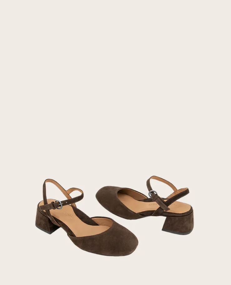 GENTLE SOULS - Lucinda Suede Closed Toe Strap Sandal>Kenneth Cole Outlet