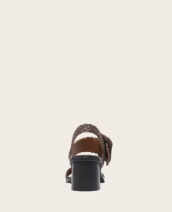 GENTLE SOULS - Madylyn Woven Leather Heel Sandal><noscript><img width=