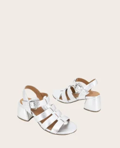 GENTLE SOULS - Margarite Leather Heel Sandal><noscript><img width=