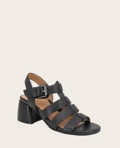 GENTLE SOULS - Margarite Leather Heel Sandal><noscript><img width=