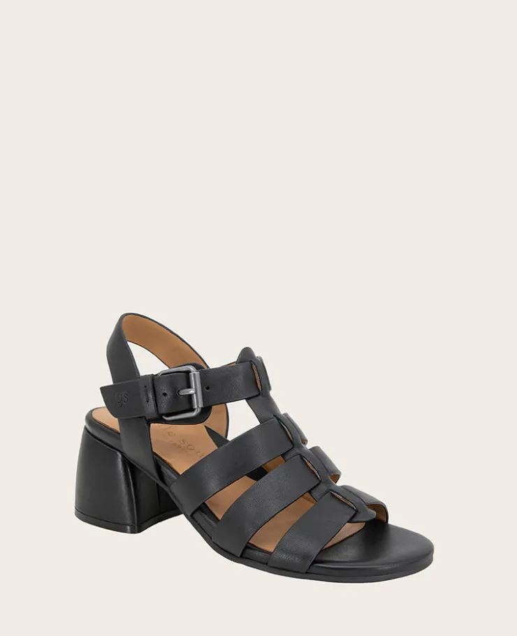 GENTLE SOULS - Margarite Leather Heel Sandal>Kenneth Cole Discount
