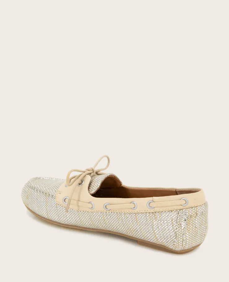 GENTLE SOULS - Marina Metallic Fabric Boat Shoe>Kenneth Cole Clearance