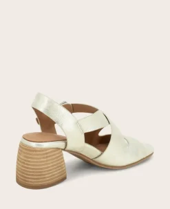 GENTLE SOULS - Mela Metallic Cross Strap Sandal><noscript><img width=