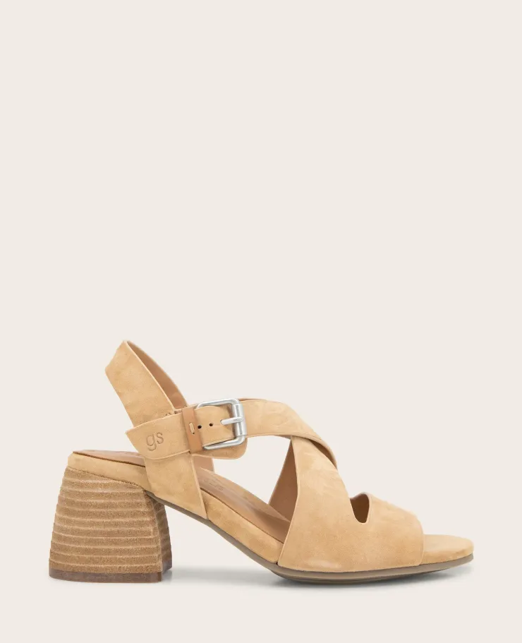 GENTLE SOULS - Mela Suede Cross Strap Sandal>Kenneth Cole Sale