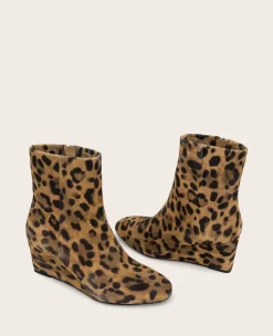 GENTLE SOULS - Nash Suede Side Zip Wedge Bootie><noscript><img width=