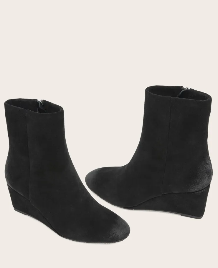 GENTLE SOULS - Nash Suede Side Zip Wedge Bootie>Kenneth Cole Best
