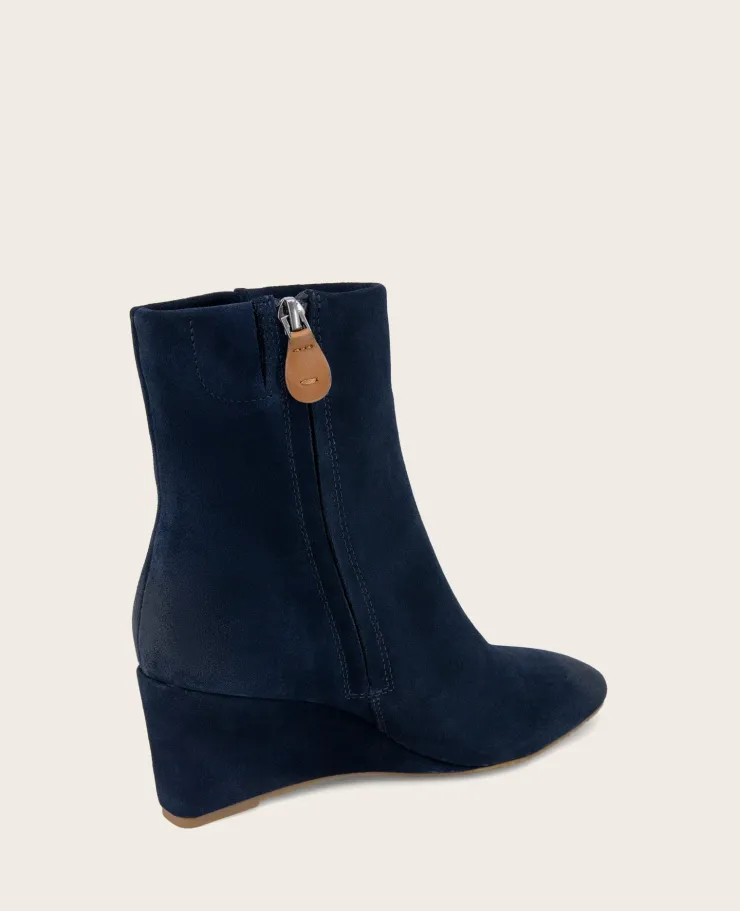 GENTLE SOULS - Nash Suede Side Zip Wedge Bootie>Kenneth Cole Discount