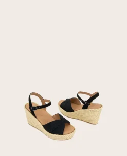 GENTLE SOULS - Nola Fabric Espadrille Wedge><noscript><img width=