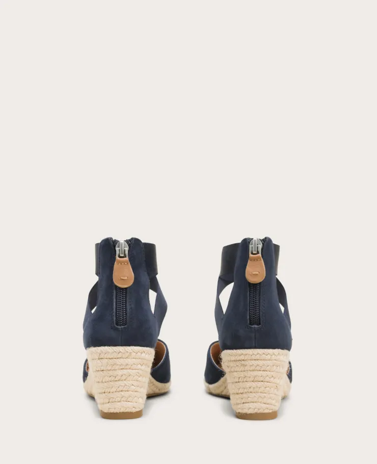 GENTLE SOULS - Orya Leather Espadrille Wedge>Kenneth Cole Outlet