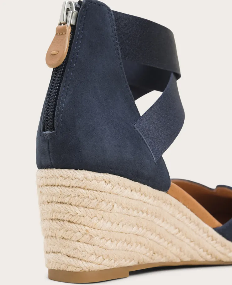 GENTLE SOULS - Orya Leather Espadrille Wedge>Kenneth Cole Outlet