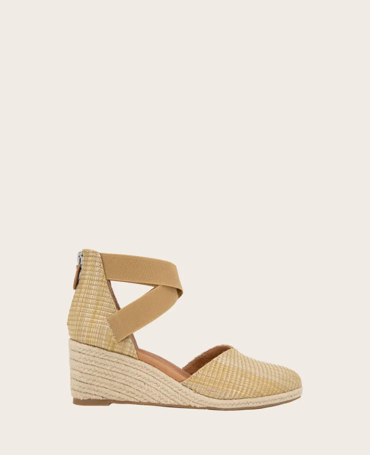 GENTLE SOULS - Orya Leather Espadrille Wedge>Kenneth Cole Discount