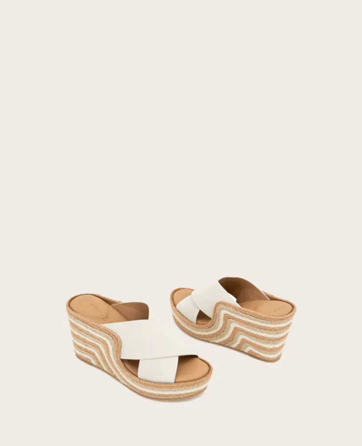 GENTLE SOULS - Porto Nubuck X Band Espadrille Wedge>Kenneth Cole Best