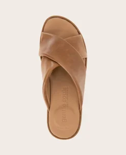 GENTLE SOULS - River Leather X Band Platform Sandal><noscript><img width=