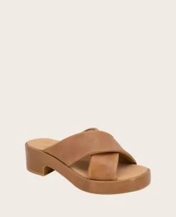 GENTLE SOULS - River Leather X Band Platform Sandal><noscript><img width=