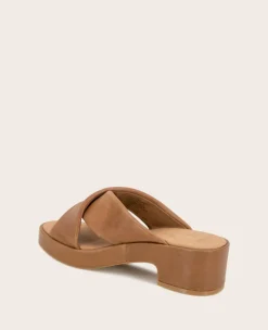 GENTLE SOULS - River Leather X Band Platform Sandal><noscript><img width=