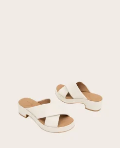 GENTLE SOULS - River Leather X Band Platform Sandal><noscript><img width=